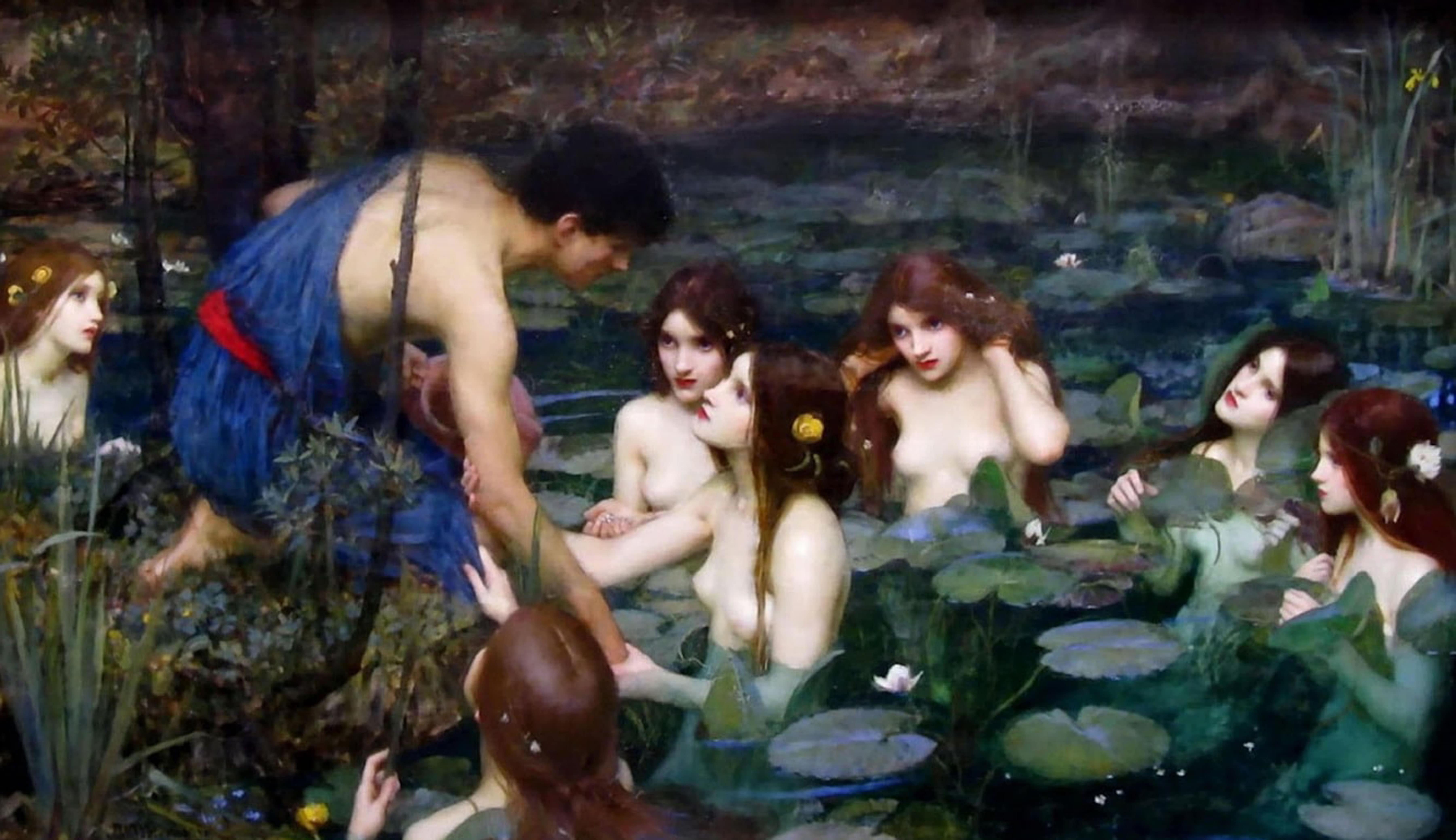 Hylas and the Nymphs. John William Waterhouse