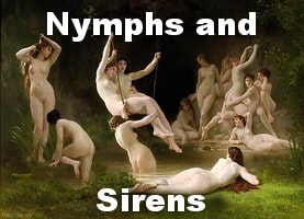 The naughty nymph’s, sirens, fairies (related) all lust for sex. They are always hot and horny. They are very wicked girls and have sex with males, females, and Satyrs. Even all three at once!.