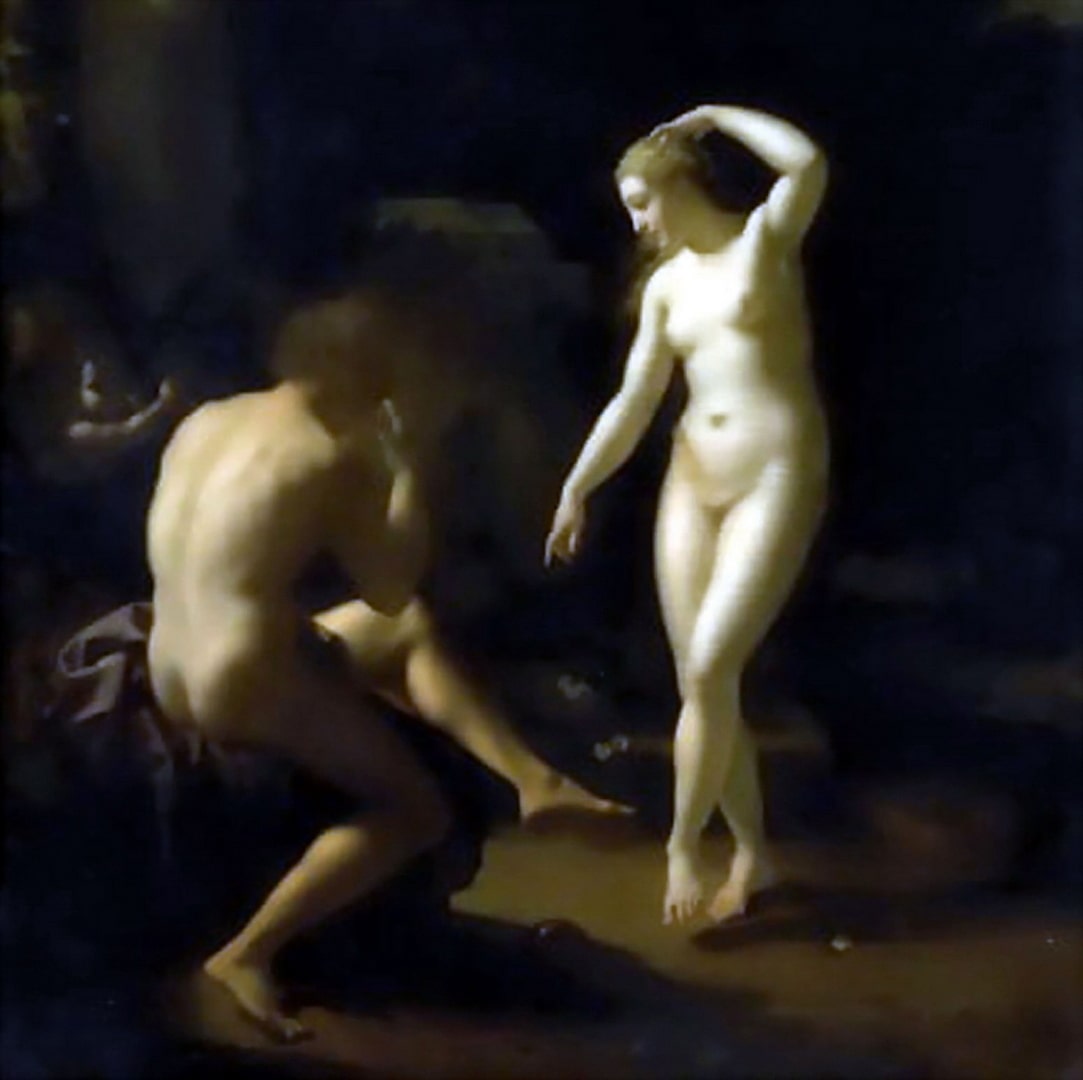 A naughty nymph is using her seductive dancing to lure her desire for sexual passion.